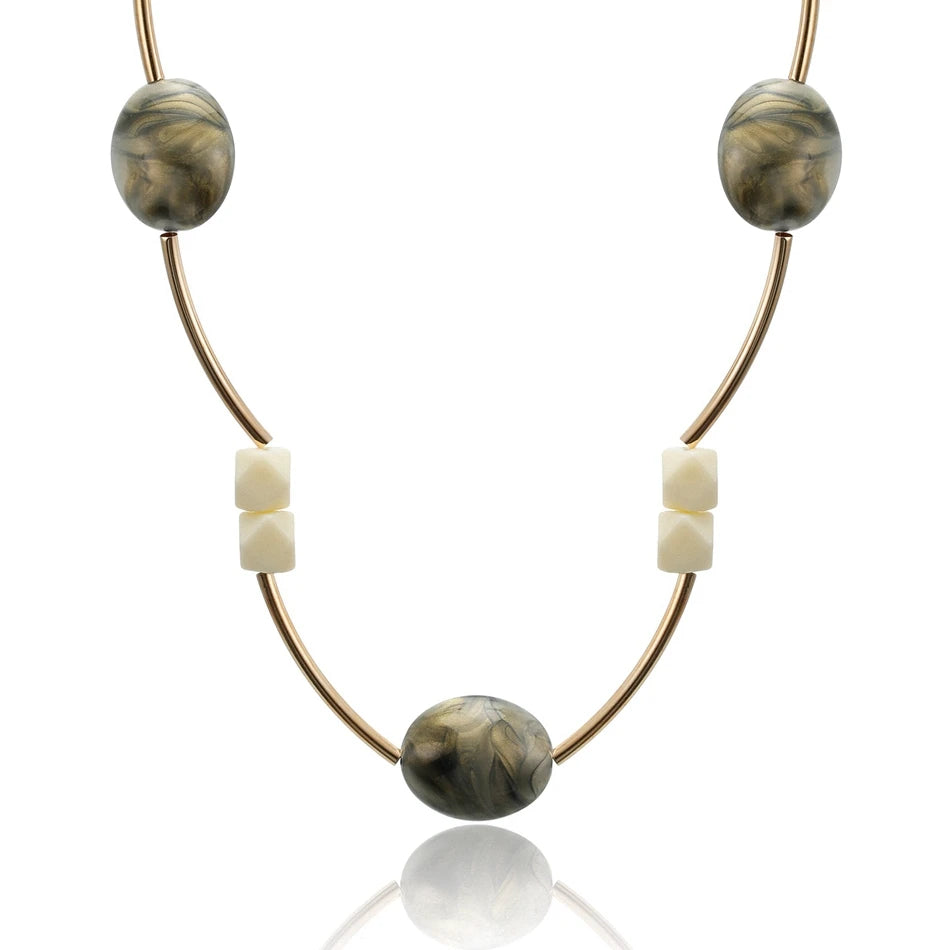 Colourful Wooden Blocks Necklaces & Pendants