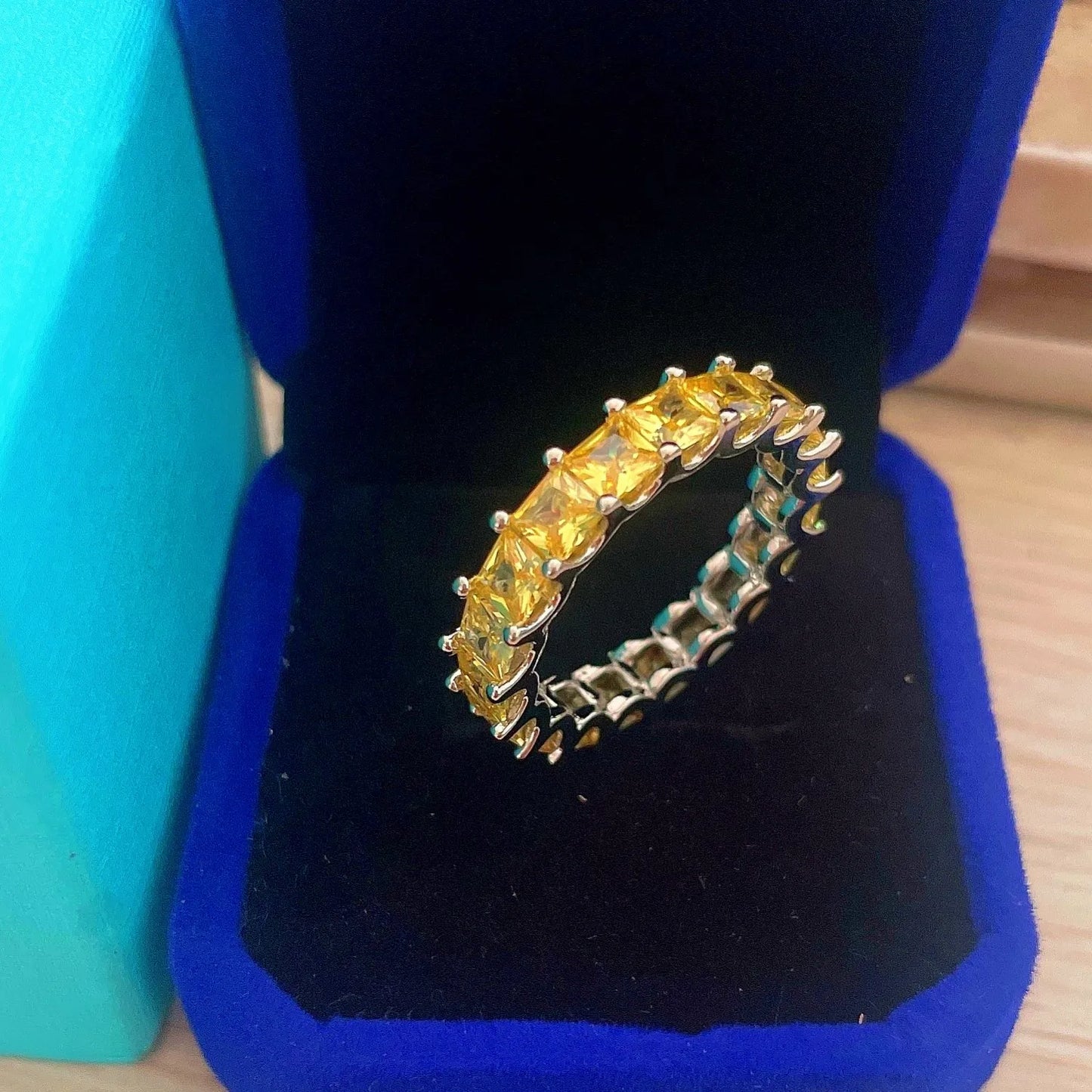 925 Sterling Silver Round Cut Engagement Ring