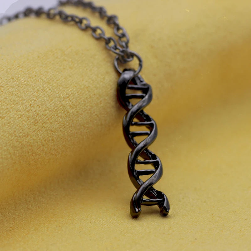 Simple Caffeine Molecule Structure Necklace