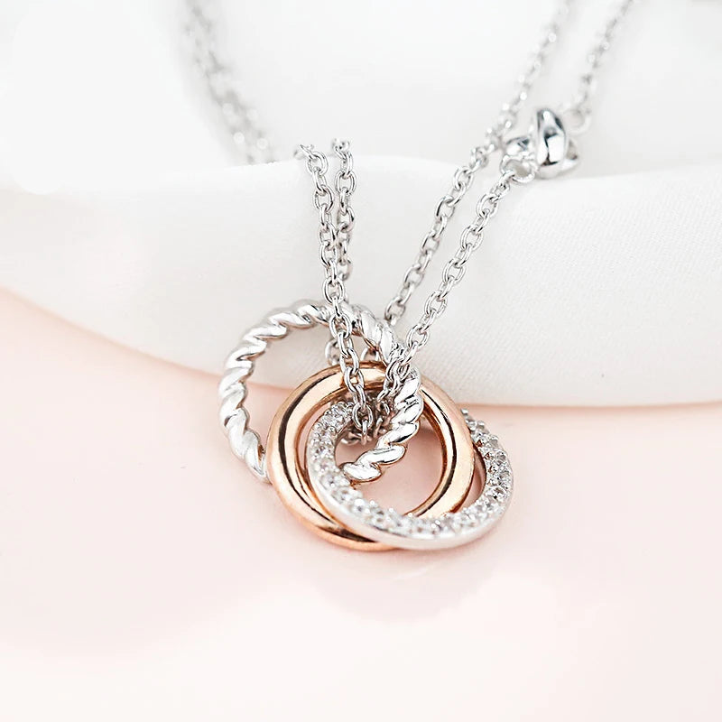 925 Sterling Silver Long Necklace