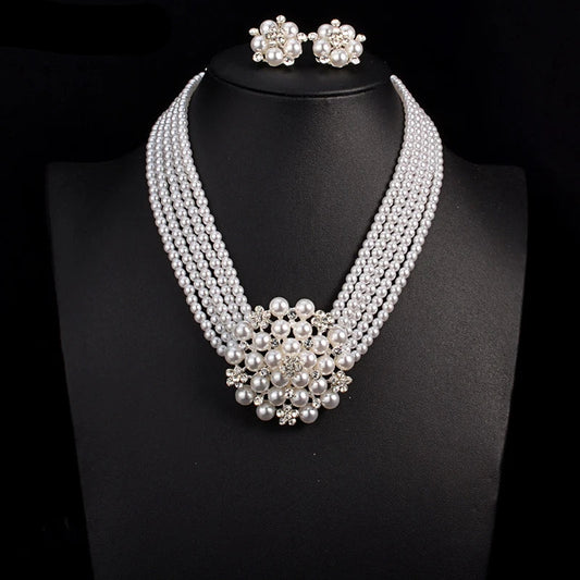 African Wedding Bridal Jewelry Set