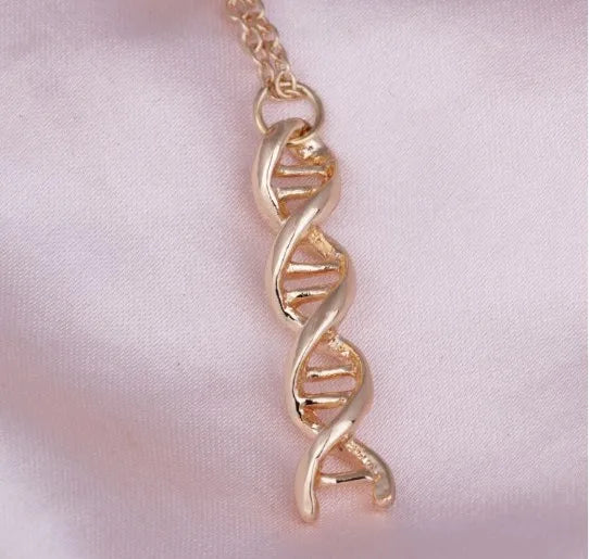 Simple Caffeine Molecule Structure Necklace