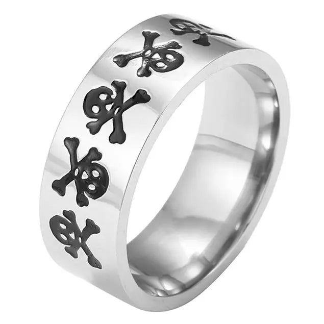 English Titanium Steel Christian Cross Bible Ring for Men and Women Personalized Ring Customize Ring Engraved Ring