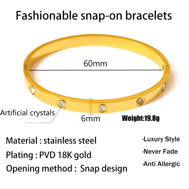 Crystal Cuff Bracele