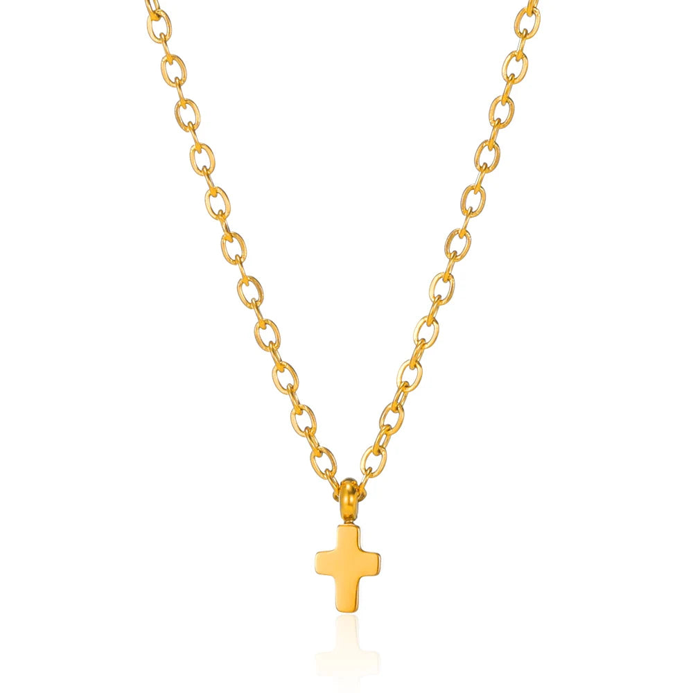 VIntage Cross Pendant Necklace
